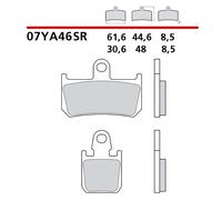 BREMBO KIT PASTIGLIE FRENO ANT. MONTA SU YAMAHA YZF-R1 1000 09-14-07YA46SR