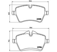 Brembo P 06 051 - Pastiglia Freno - Anteriore