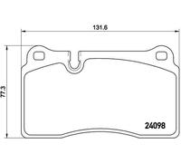 Pastiglie freno P 85 116 BREMBO per AUDI ASTON MARTIN SEAT NIO FERRARI