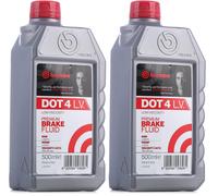 Brembo L 04 205 Liquido Freno DOT4 LV (Confezione da 2)