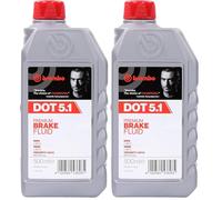 Brembo L 05 005 - Fluido Freni DOT 5.1 (Confezione da 2)