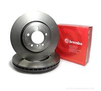Brembo Max 09.8137.76 - Disco Freno Baffato (Set di 2) - Anteriore