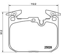 BREMBO P 06 088X Kit pastiglie freno per BMW 1 (F20), 1 (F21), 2 Cabriolet (F23)
