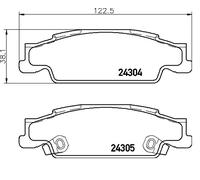 BREMBO P 09 007 Kit pastiglie freni