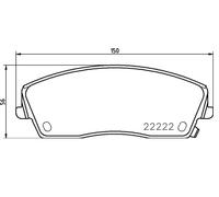 Brembo Kit Pastiglie Freno P11041