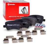 Brembo P 24 078 - Pastiglia Freno - Posteriore | Compatibile con: FORD GALAXY II, S-MAX, LAND ROVER FREELANDER 2, VOLVO S60 II, S80 II, V60 I, V70 III, XC70 II