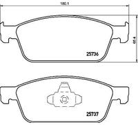 Brembo P 24 157 - Pastiglia Freno - Anteriore