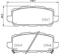 BREMBO P 28 090 Pastiglia Freno