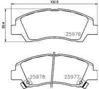 Brembo P 30 076 - Pastiglia Freno - Anteriore