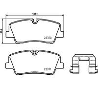 BREMBO P 30 085 Kit pastiglie freno, Freno a disco per HYUNDAI