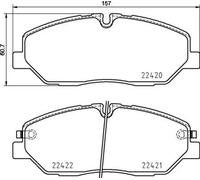 BREMBO P 30 090 Kit pastiglie freno per HYUNDAI H350 Autobus, H350 Furgone, H350