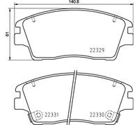 BREMBO P 30 096 Kit pastiglie freni