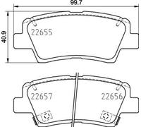 BREMBO P 30 103 Kit pastiglie freno per KIA NIRO I (DE), NIRO VAN (DE), RIO IV (