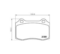 Brembo P 36 020 - Pastiglia Freno - Anteriore e Posteriore