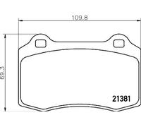 BREMBO P 36 020X Brake Pad