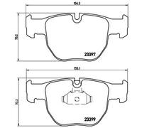 Brembo Kit Pastiglie Freno P44012