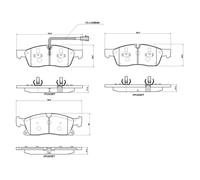 Brembo Pastiglie freno P 48 001 anteriori per Maserati Levante SUV