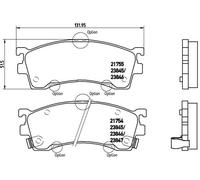 Brembo Kit Pastiglie Freno P49023