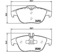 Brembo P 50 104 - Pastiglia Freno - Posteriore