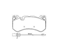 Brembo P 50 127 - Pastiglia Freno - Anteriore