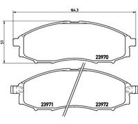 Brembo P 56 049 - Pastiglia Freno - Anteriore
