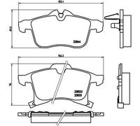 BREMBO P 59 045X Brake Pad