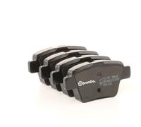 BREMBO P 61 100 Kit pastiglie freni Posteriore adatto per PEUGEOT 207 (WA, WC)