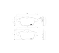 Brembo P 61 106 - Pastiglia Freno - Anteriore