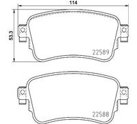 BREMBO P 61 133 Kit pastiglie freno per CITROËN JUMPY III Autobus (V_), JUMPY II