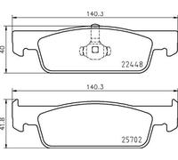 Brembo P 68 069 - Pastiglia Freno - Anteriore