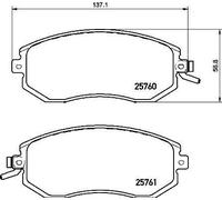 Brembo P 78 021 - Pastiglia Freno - Anteriore