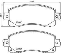 BREMBO P 78 028 Kit pastiglie freno per SUBARU FORESTER (SK_), IMPREZA Hatchback