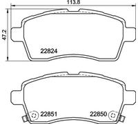 BREMBO P 79 037 Kit pastiglie freno, Freno a disco per SUZUKI