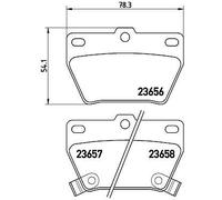 Brembo P 83 057 - Pastiglia Freno - Anteriore e Posteriore