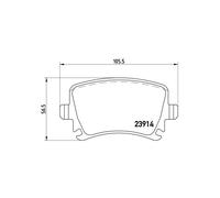 BREMBO P 85 073X Brake Pad