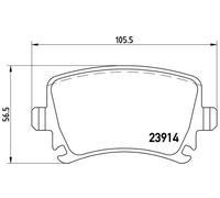 BREMBO P 85 095X Brake Pad