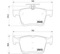 BREMBO P 85 125X Brake Pad
