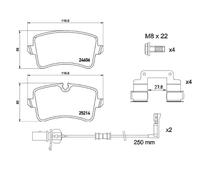 Brembo Kit Pastiglie Freno P85157