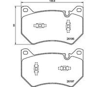 Pastiglie freno P 85 181 BREMBO per AUDI Q5 Q5 Van Q5 Sportback