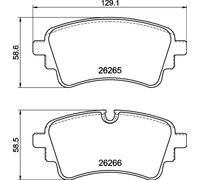 BREMBO P 85 185 Kit pastiglie freno, Freno a disco per AUDI,AUDI (FAW),VW