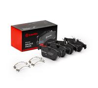 Brembo Kit pastiglie freni P 86 035 Posteriori predisposto per avviso usura con accessori