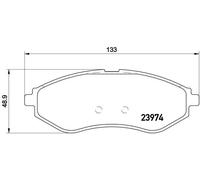 Brembo P 24 048 - Pastiglia Freno - Anteriore