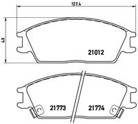 Brembo P 30 024 - Pastiglia Freno - Anteriore