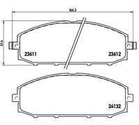 Brembo P 56 041 - Pastiglia Freno - Anteriore