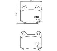 BREMBO P56048 Kit pastiglie freno per SUBARU BRZ, FORESTER (SJ_), IMPREZA Hatchb