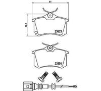 BREMBO P85066 Kit pastiglie freno per SKODA FABIA I (6Y2), FABIA I Combi (6Y5),