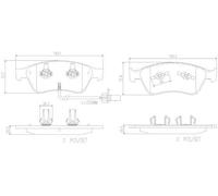 Brembo P 85 102 - Pastiglia Freno - Anteriore
