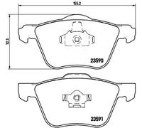 Brembo Pastiglia freno P 86 022 Anteriore