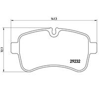 Brembo Kit Pastiglie Freno Pa6027