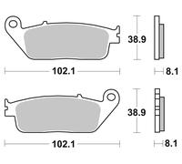 Brembo Pastiglie dei freni High Performance SR Anteriore, 07HO30SR, ECE R90